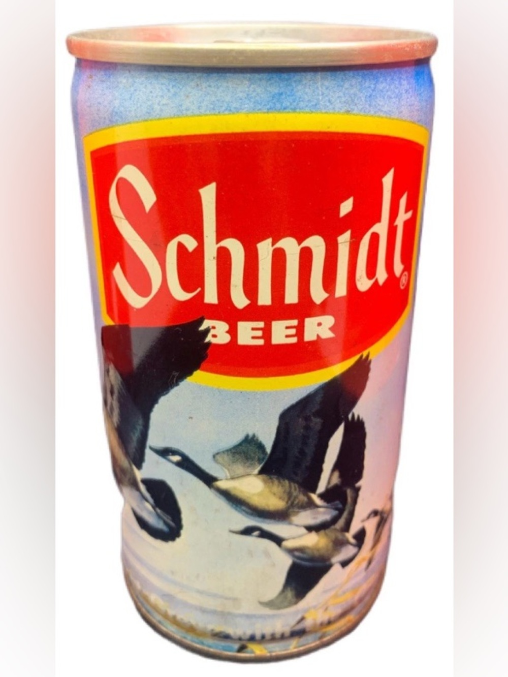Vintage Beer Can Schmidt Beer Flying Geese Pull Tab Empty